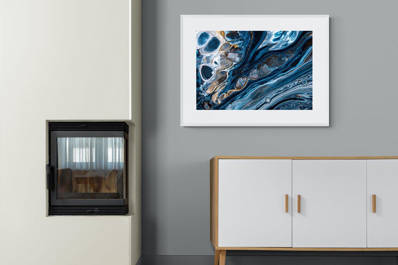 Iridescent-Wall_Art-100 x 75cm-Framed Print-White-Pixalot