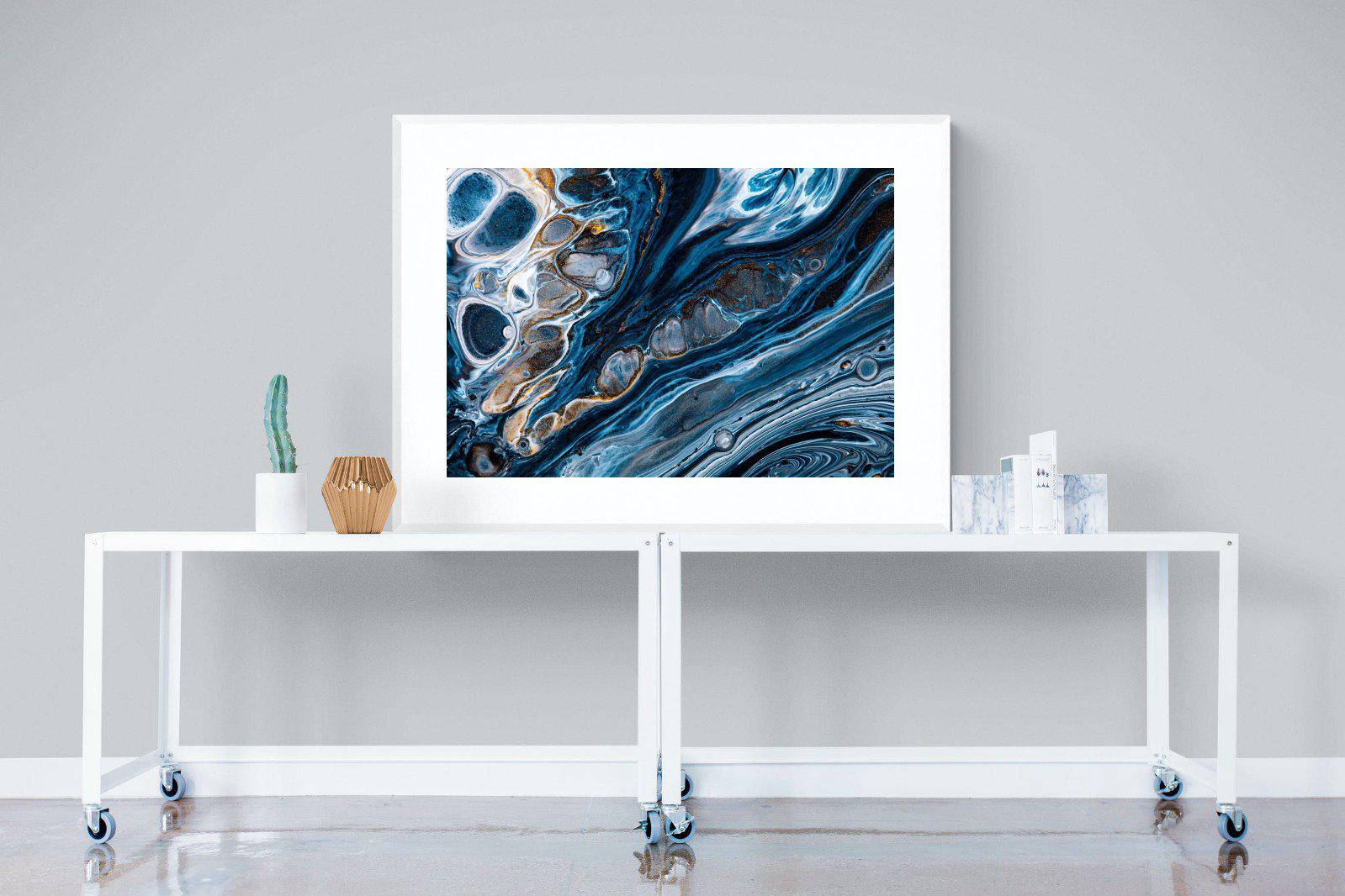 Iridescent-Wall_Art-120 x 90cm-Framed Print-White-Pixalot