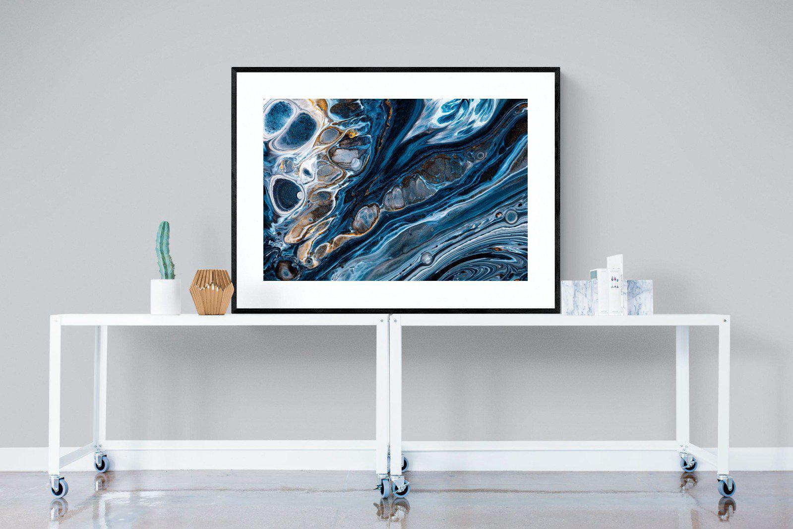 Iridescent-Wall_Art-120 x 90cm-Framed Print-Black-Pixalot