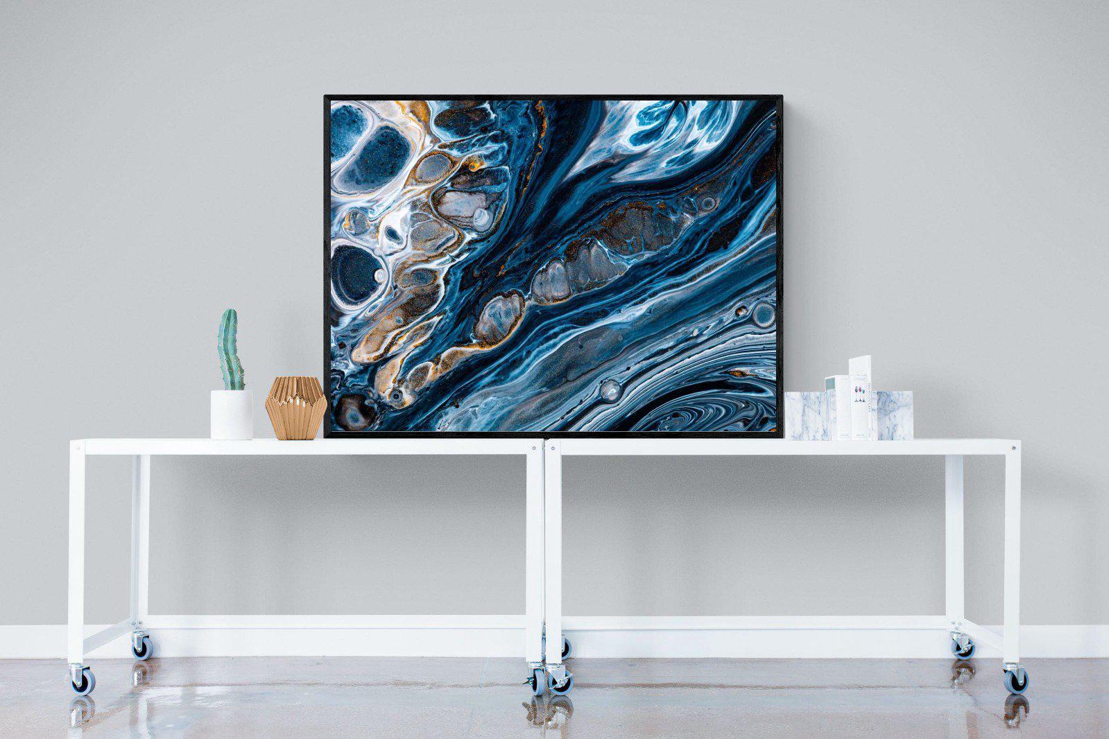 Iridescent-Wall_Art-120 x 90cm-Mounted Canvas-Black-Pixalot