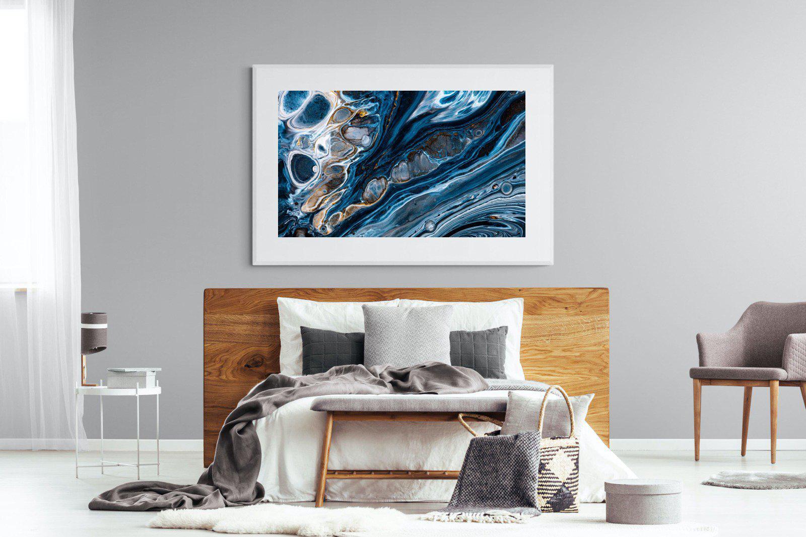 Iridescent-Wall_Art-150 x 100cm-Framed Print-White-Pixalot
