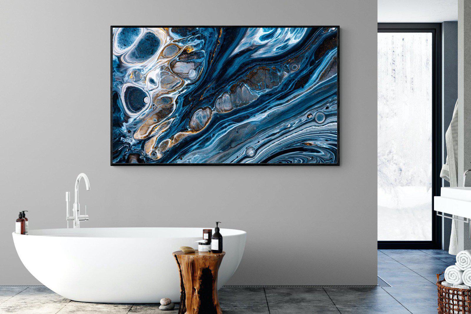 Iridescent-Wall_Art-180 x 110cm-Mounted Canvas-Black-Pixalot