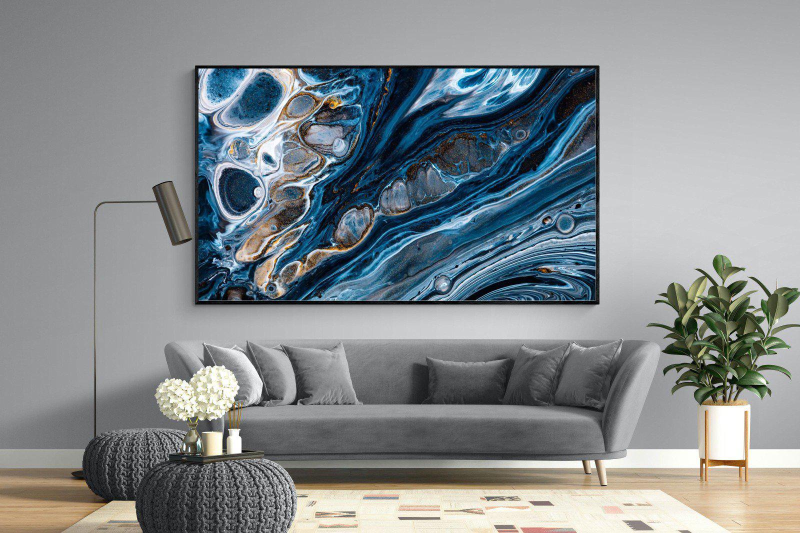 Iridescent-Wall_Art-220 x 130cm-Mounted Canvas-Black-Pixalot