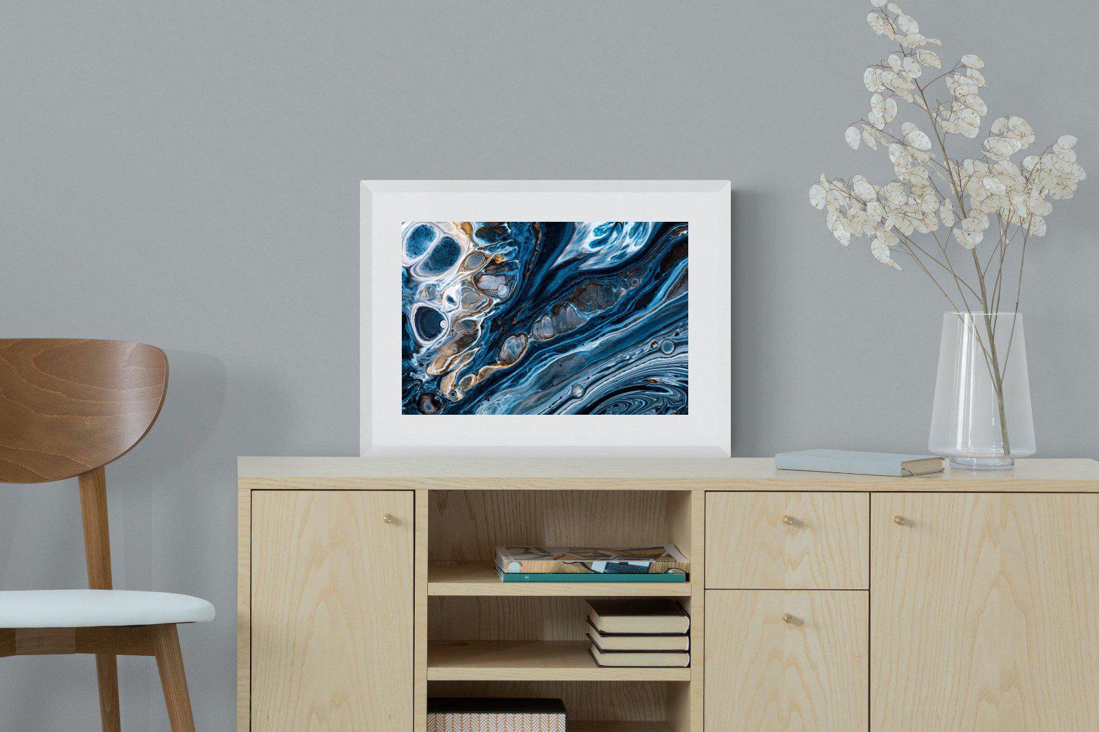 Iridescent-Wall_Art-60 x 45cm-Framed Print-White-Pixalot
