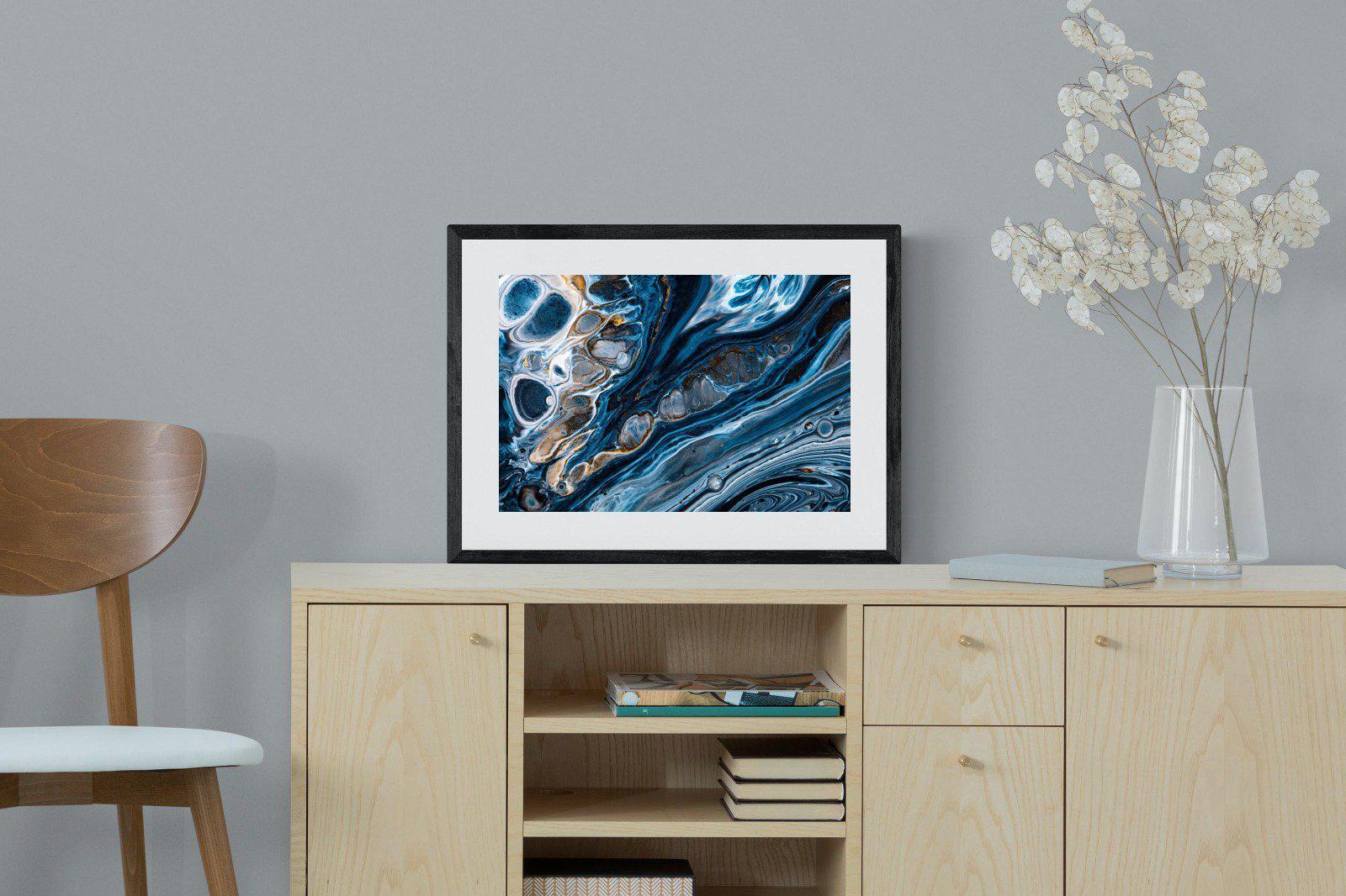 Iridescent-Wall_Art-60 x 45cm-Framed Print-Black-Pixalot