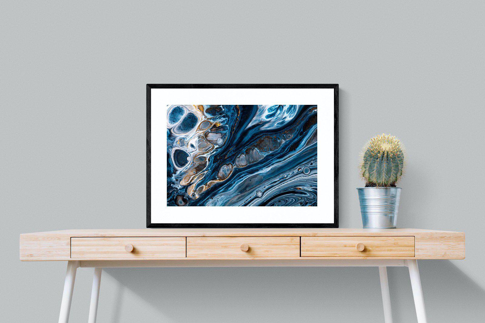 Iridescent-Wall_Art-80 x 60cm-Framed Print-Black-Pixalot