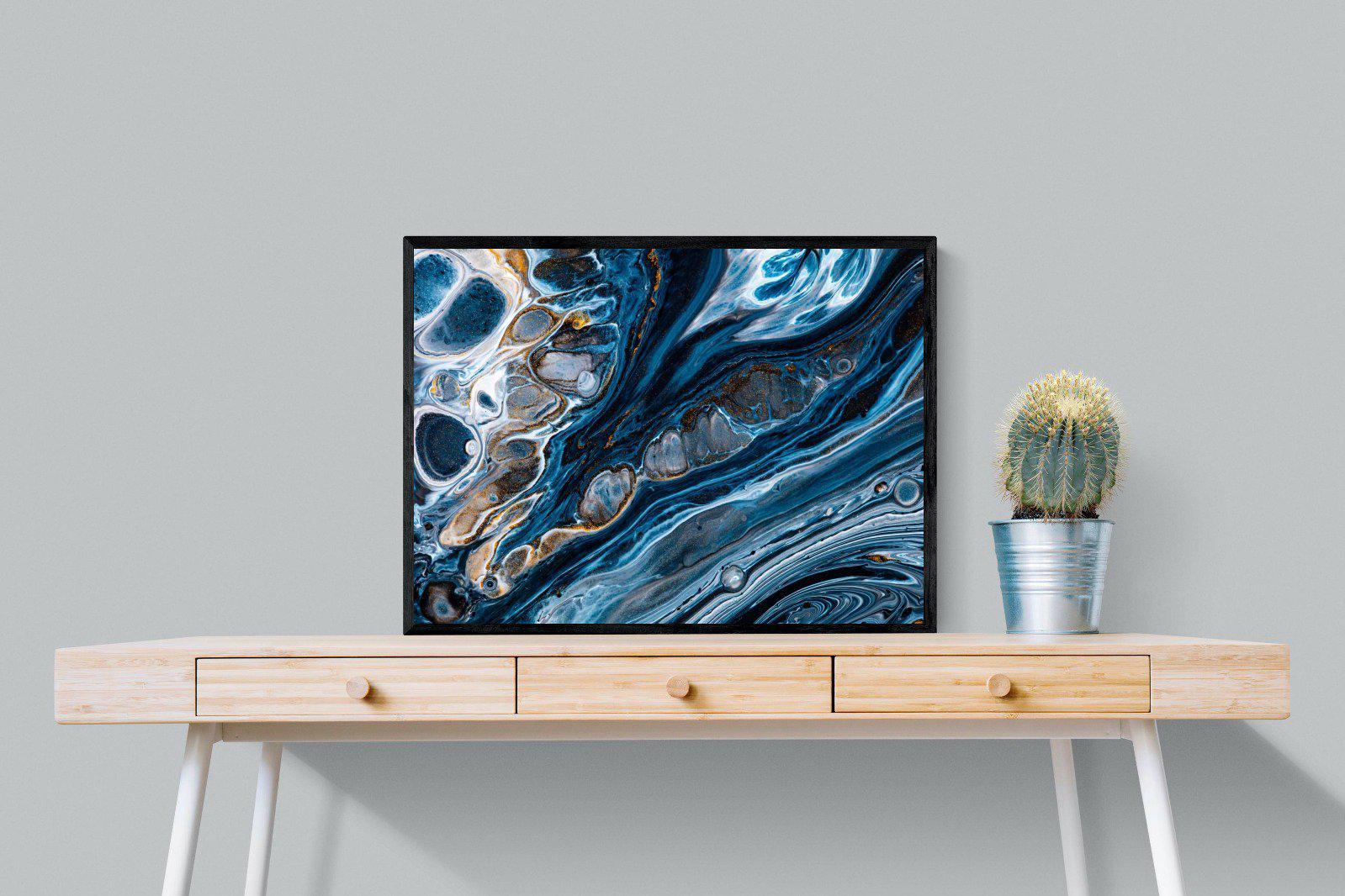 Iridescent-Wall_Art-80 x 60cm-Mounted Canvas-Black-Pixalot