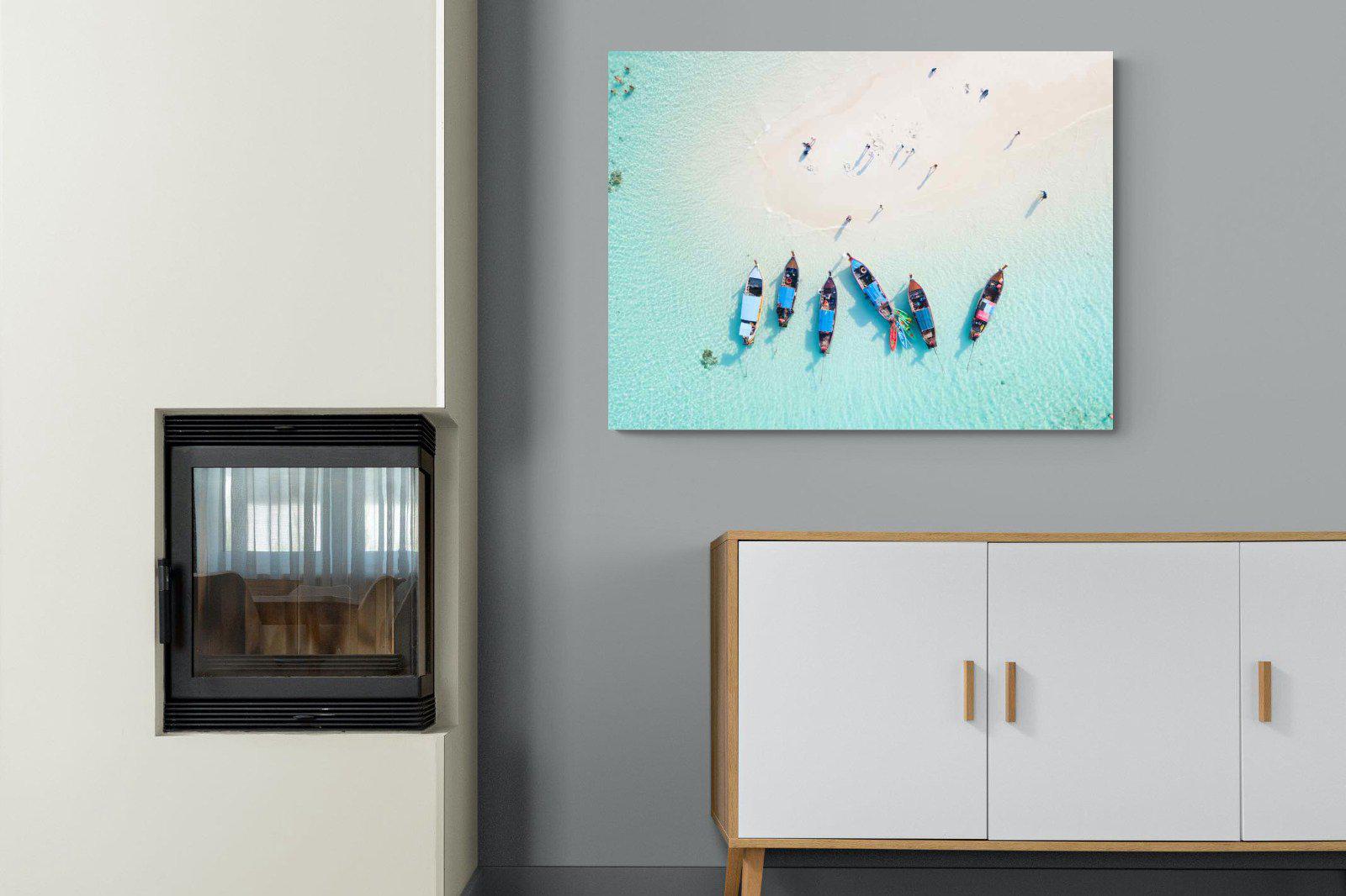 Island Hopping-Wall_Art-100 x 75cm-Mounted Canvas-No Frame-Pixalot