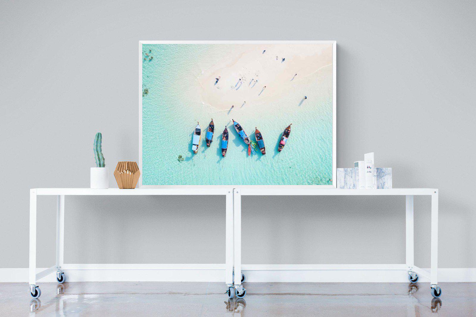 Island Hopping-Wall_Art-120 x 90cm-Mounted Canvas-White-Pixalot