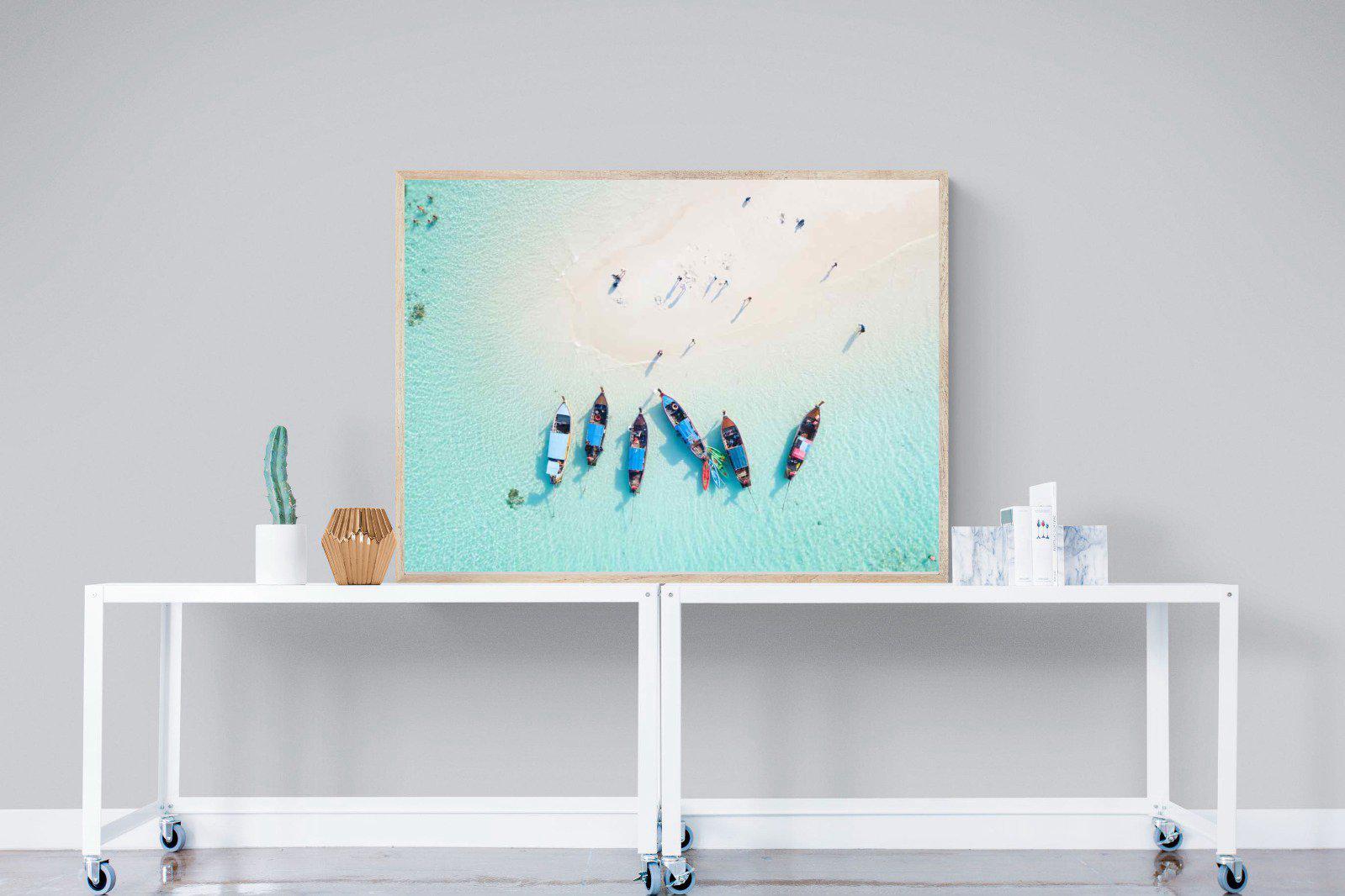 Island Hopping-Wall_Art-120 x 90cm-Mounted Canvas-Wood-Pixalot