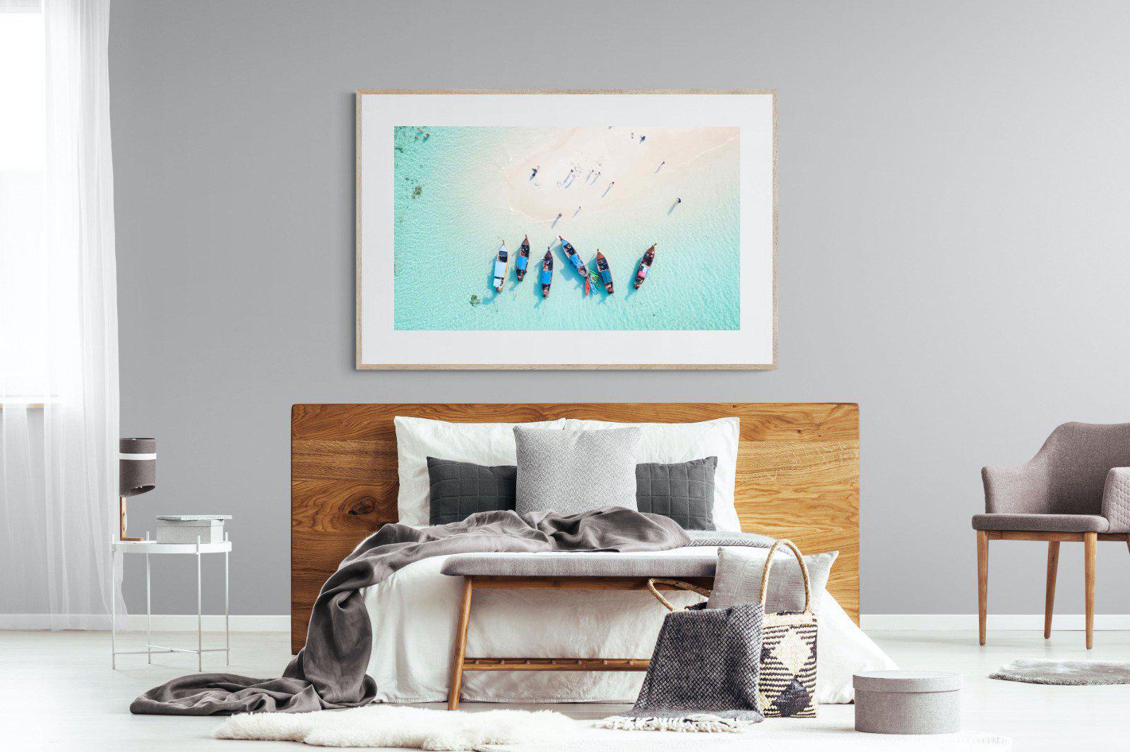 Island Hopping-Wall_Art-150 x 100cm-Framed Print-Wood-Pixalot