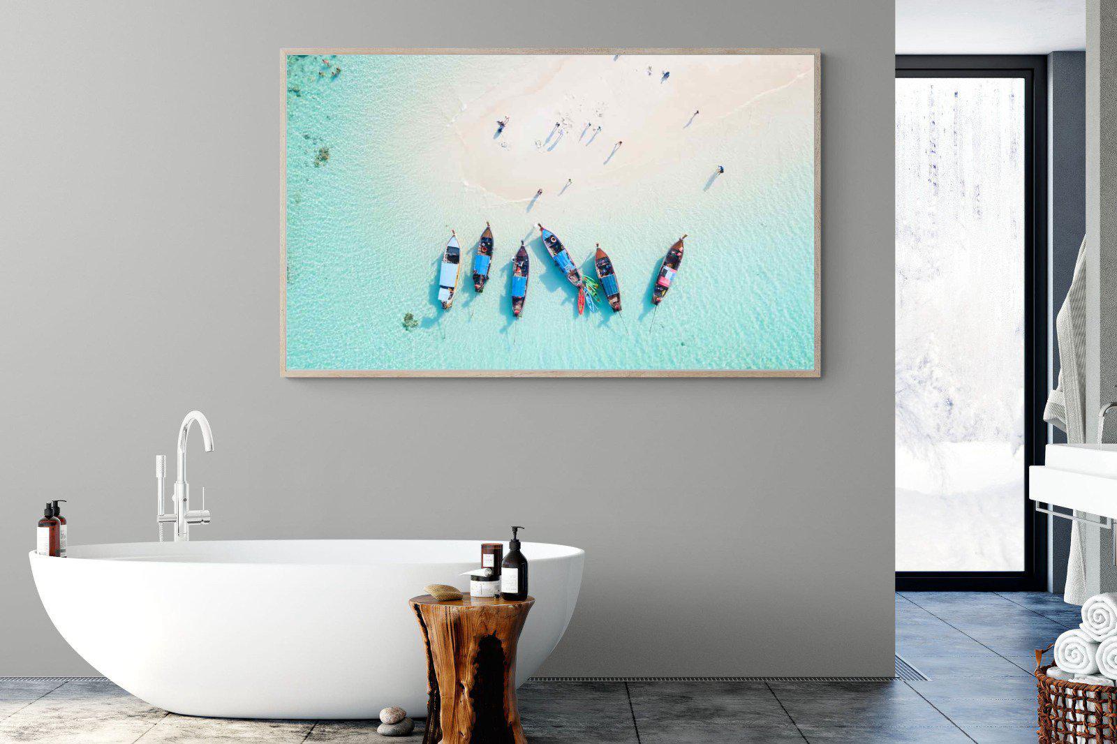 Island Hopping-Wall_Art-180 x 110cm-Mounted Canvas-Wood-Pixalot