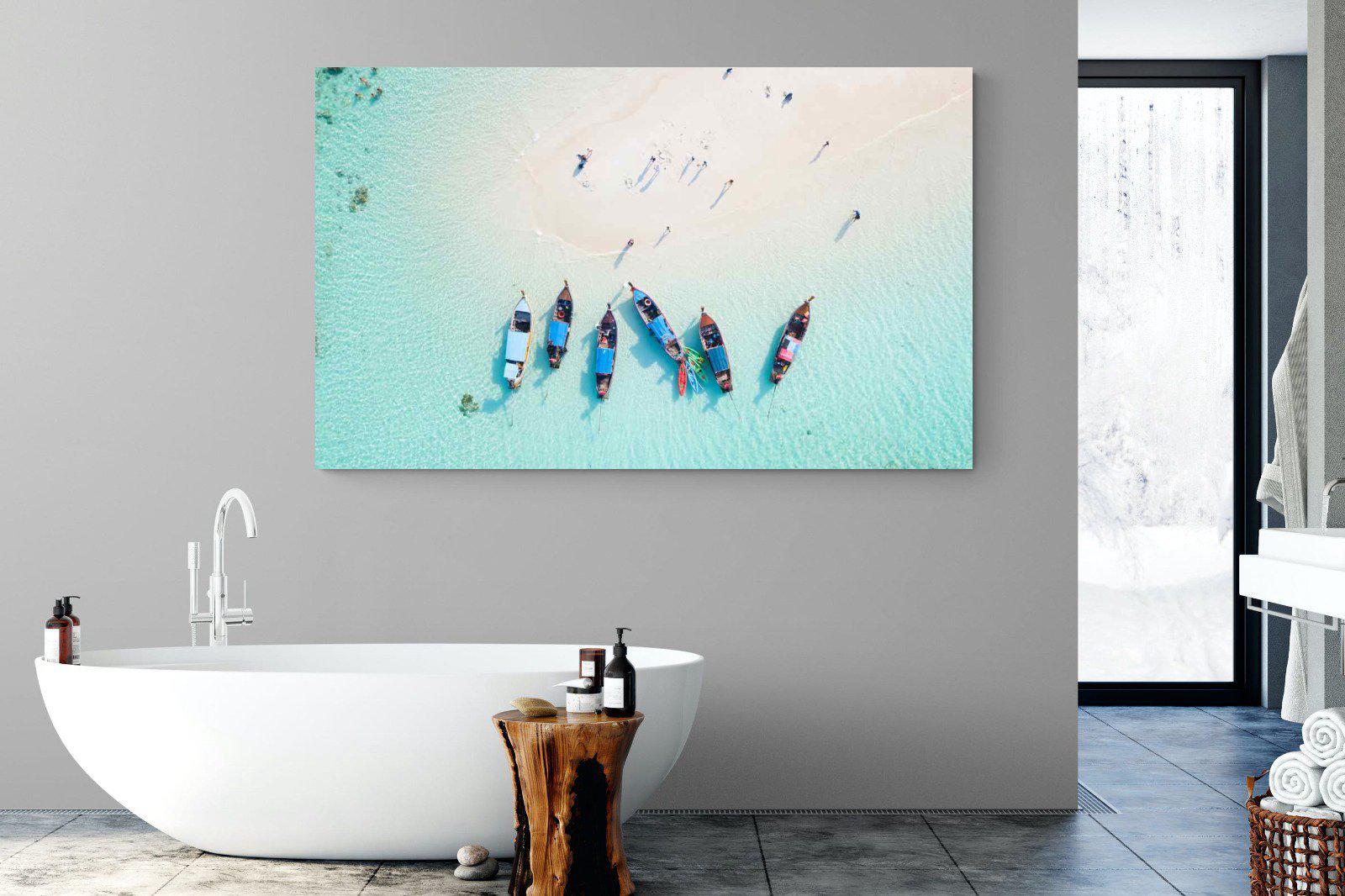 Island Hopping-Wall_Art-180 x 110cm-Mounted Canvas-No Frame-Pixalot