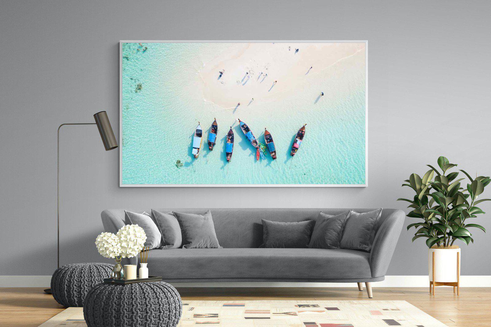 Island Hopping-Wall_Art-220 x 130cm-Mounted Canvas-White-Pixalot