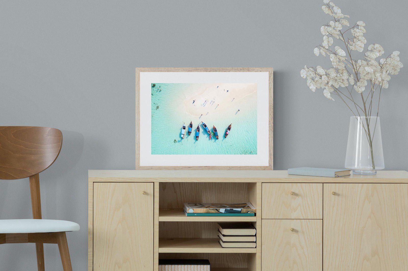Island Hopping-Wall_Art-60 x 45cm-Framed Print-Wood-Pixalot