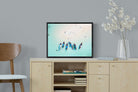 Island Hopping-Wall_Art-60 x 45cm-Mounted Canvas-Black-Pixalot