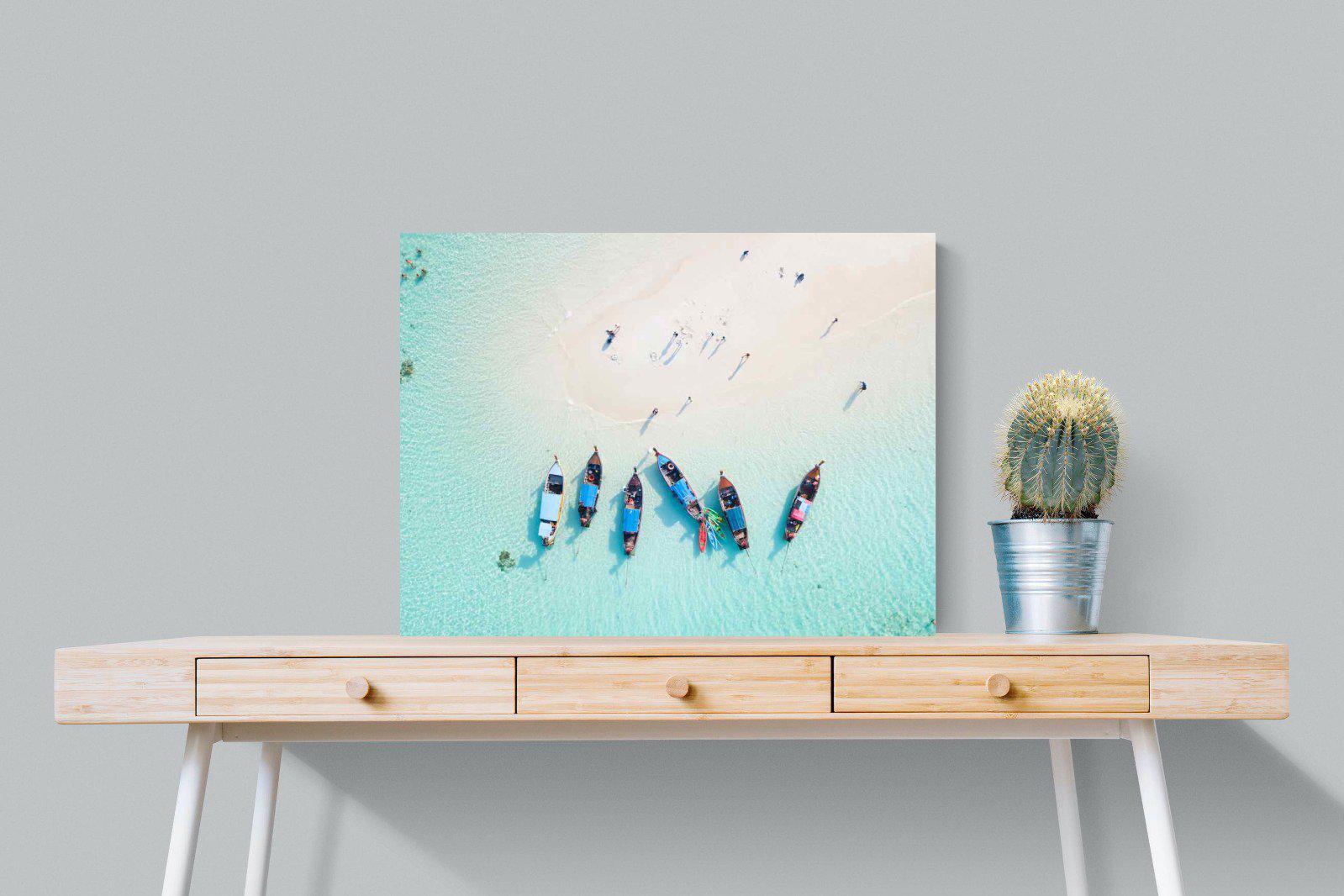 Island Hopping-Wall_Art-80 x 60cm-Mounted Canvas-No Frame-Pixalot