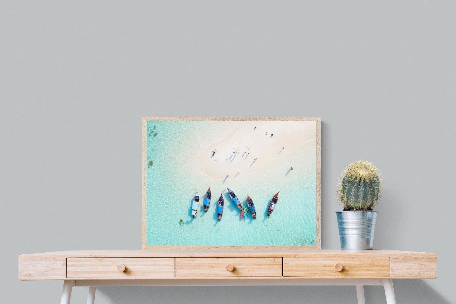 Island Hopping-Wall_Art-80 x 60cm-Mounted Canvas-Wood-Pixalot