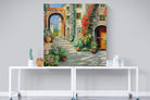 Italian Oil-Wall_Art-120 x 120cm-Mounted Canvas-No Frame-Pixalot