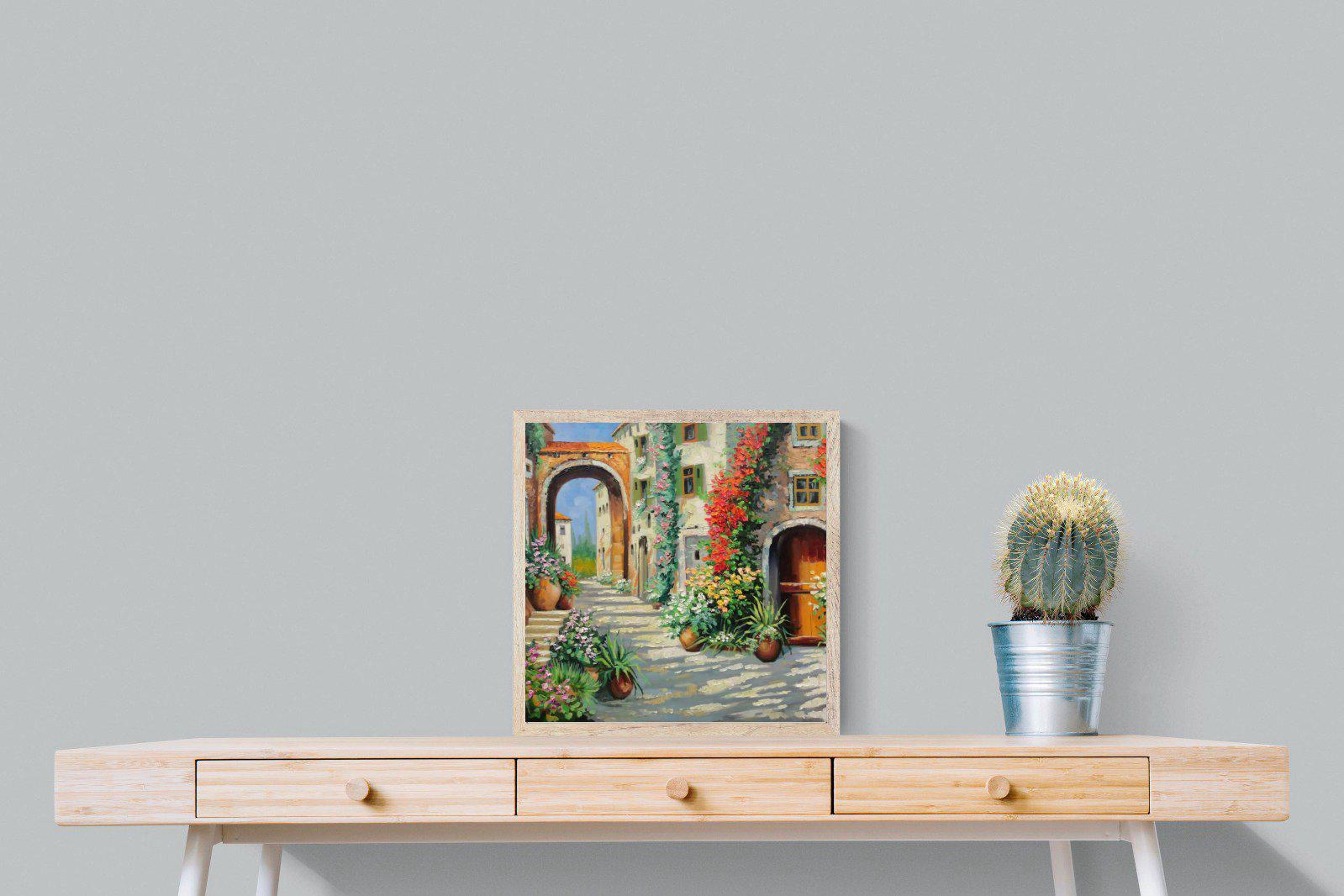 Italian Oil-Wall_Art-50 x 50cm-Mounted Canvas-Wood-Pixalot
