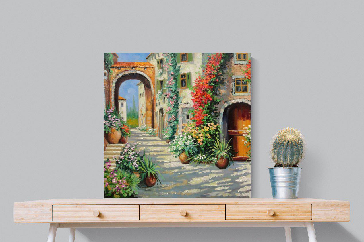 Italian Oil-Wall_Art-80 x 80cm-Mounted Canvas-No Frame-Pixalot