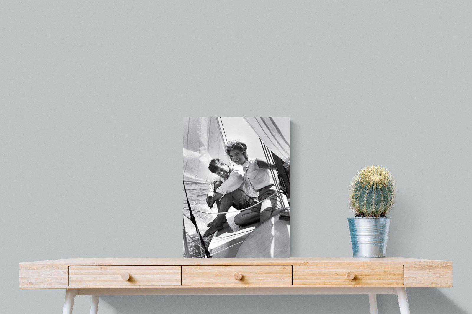 JFK-Wall_Art-45 x 60cm-Mounted Canvas-No Frame-Pixalot