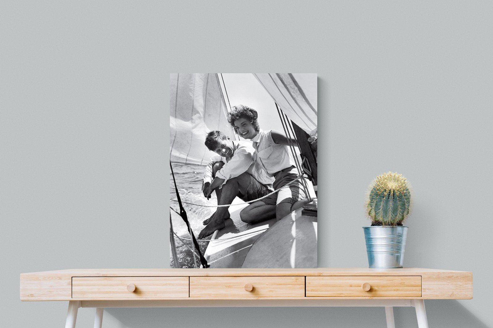 JFK-Wall_Art-60 x 80cm-Mounted Canvas-No Frame-Pixalot