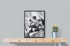 JFK-Wall_Art-60 x 80cm-Mounted Canvas-Black-Pixalot