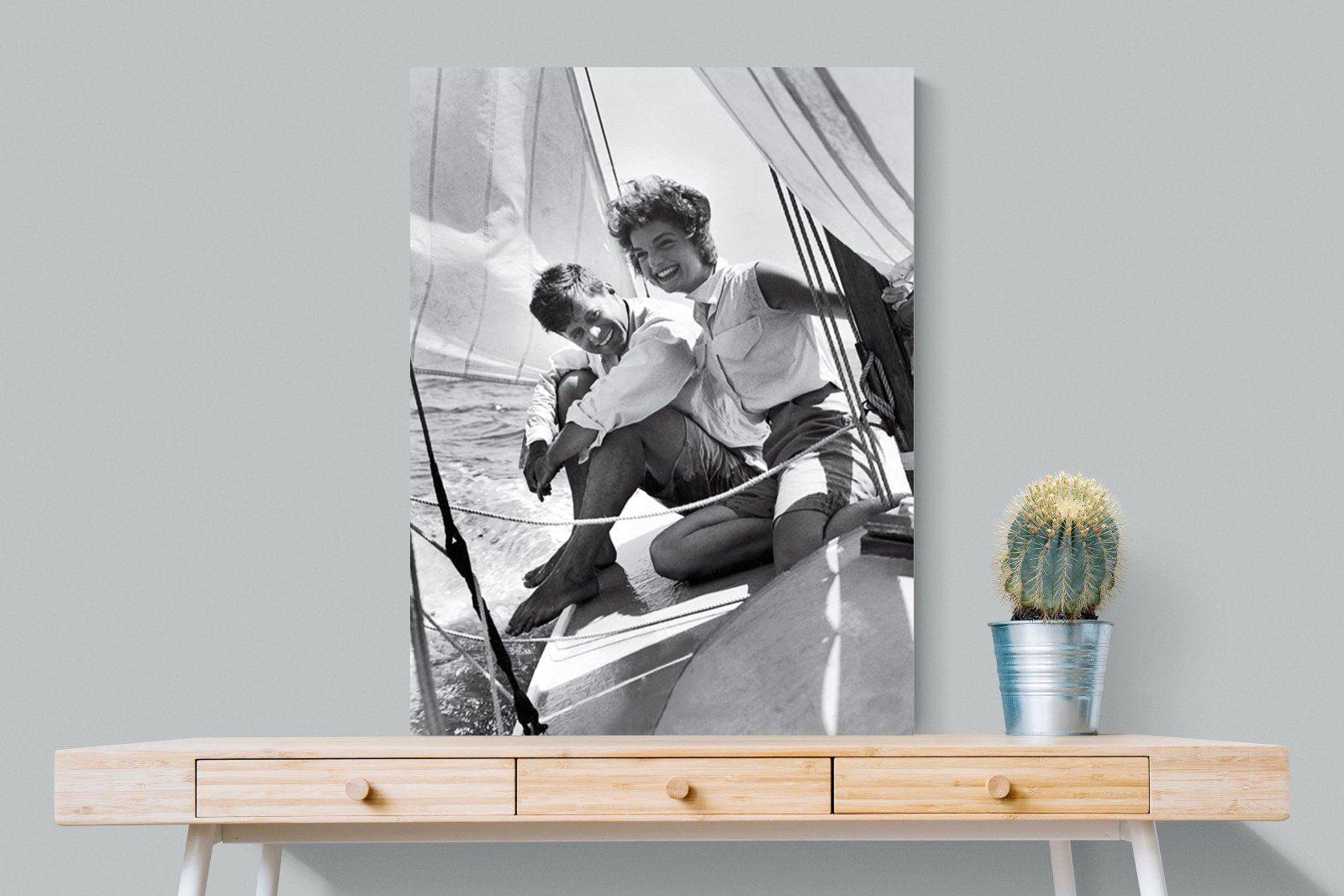 JFK-Wall_Art-75 x 100cm-Mounted Canvas-No Frame-Pixalot