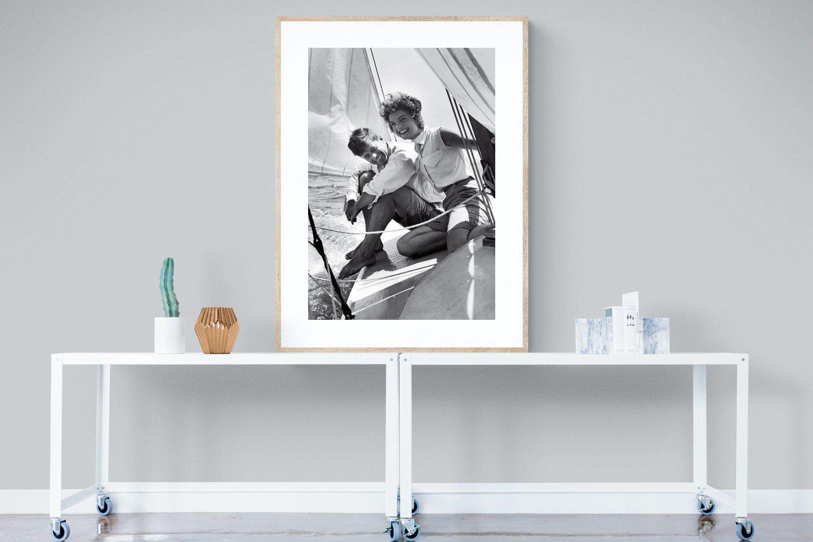 JFK-Wall_Art-90 x 120cm-Framed Print-Wood-Pixalot