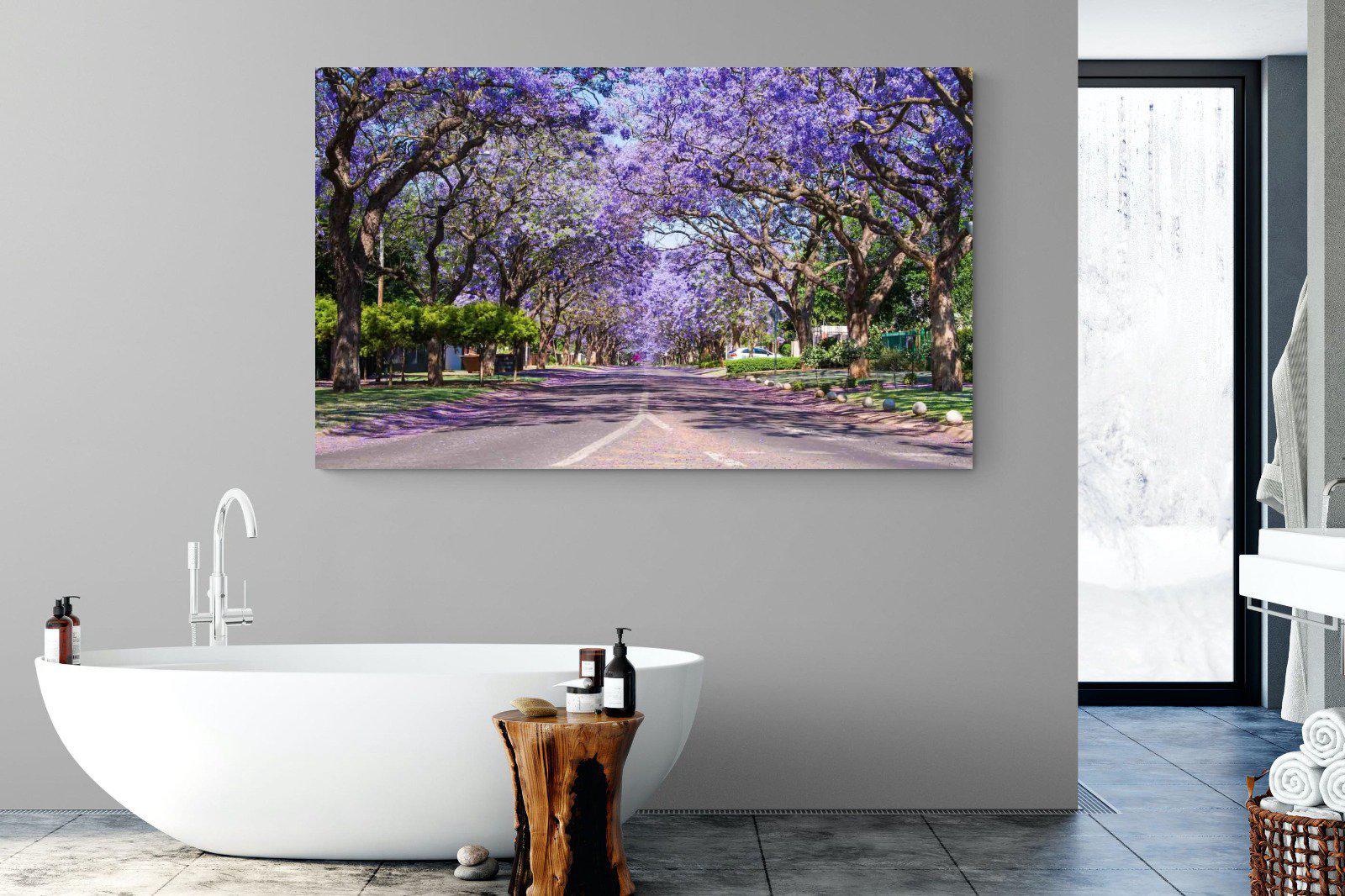 Jacaranda-Wall_Art-180 x 110cm-Mounted Canvas-No Frame-Pixalot