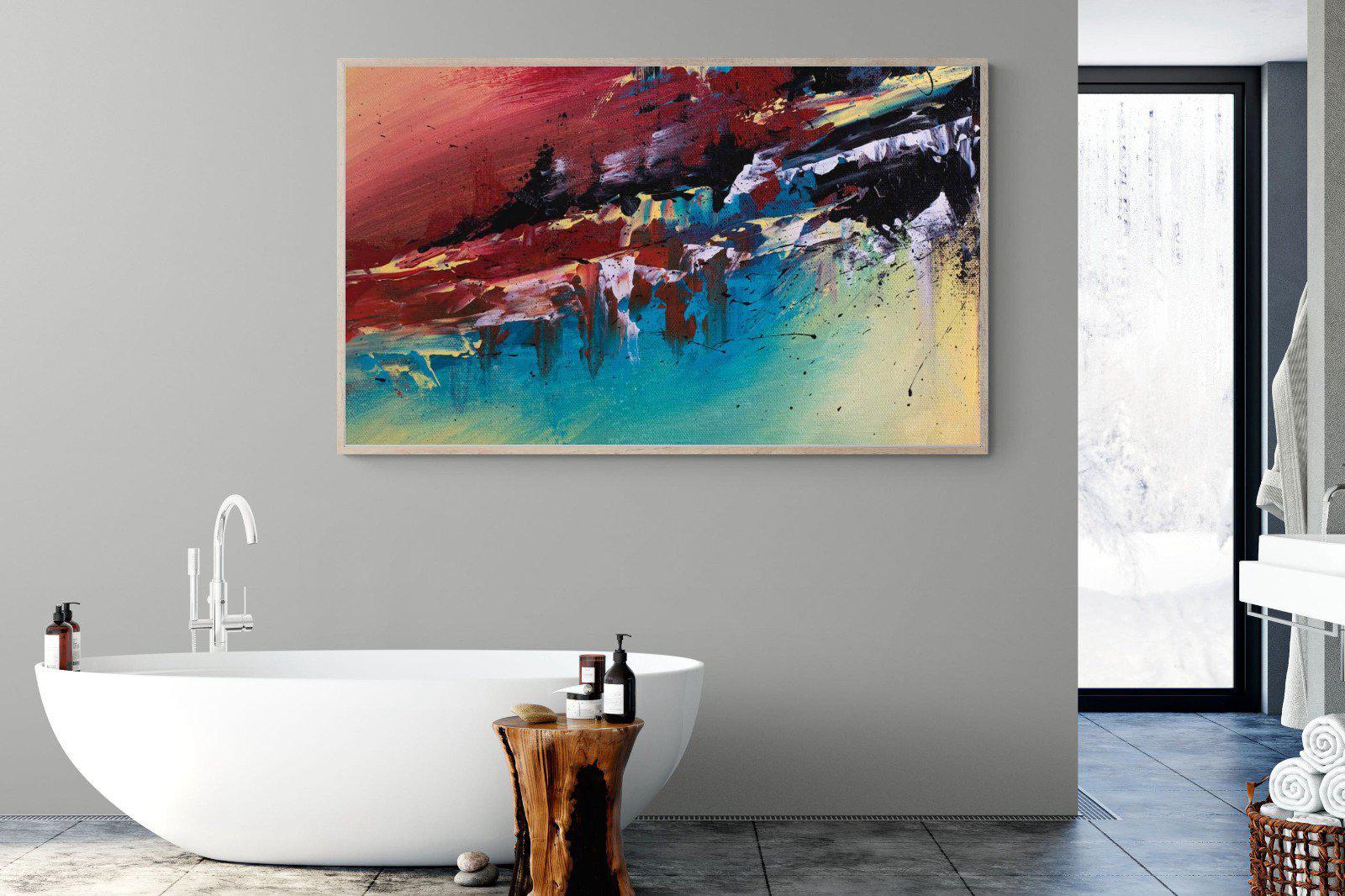 Jagged-Wall_Art-180 x 110cm-Mounted Canvas-Wood-Pixalot