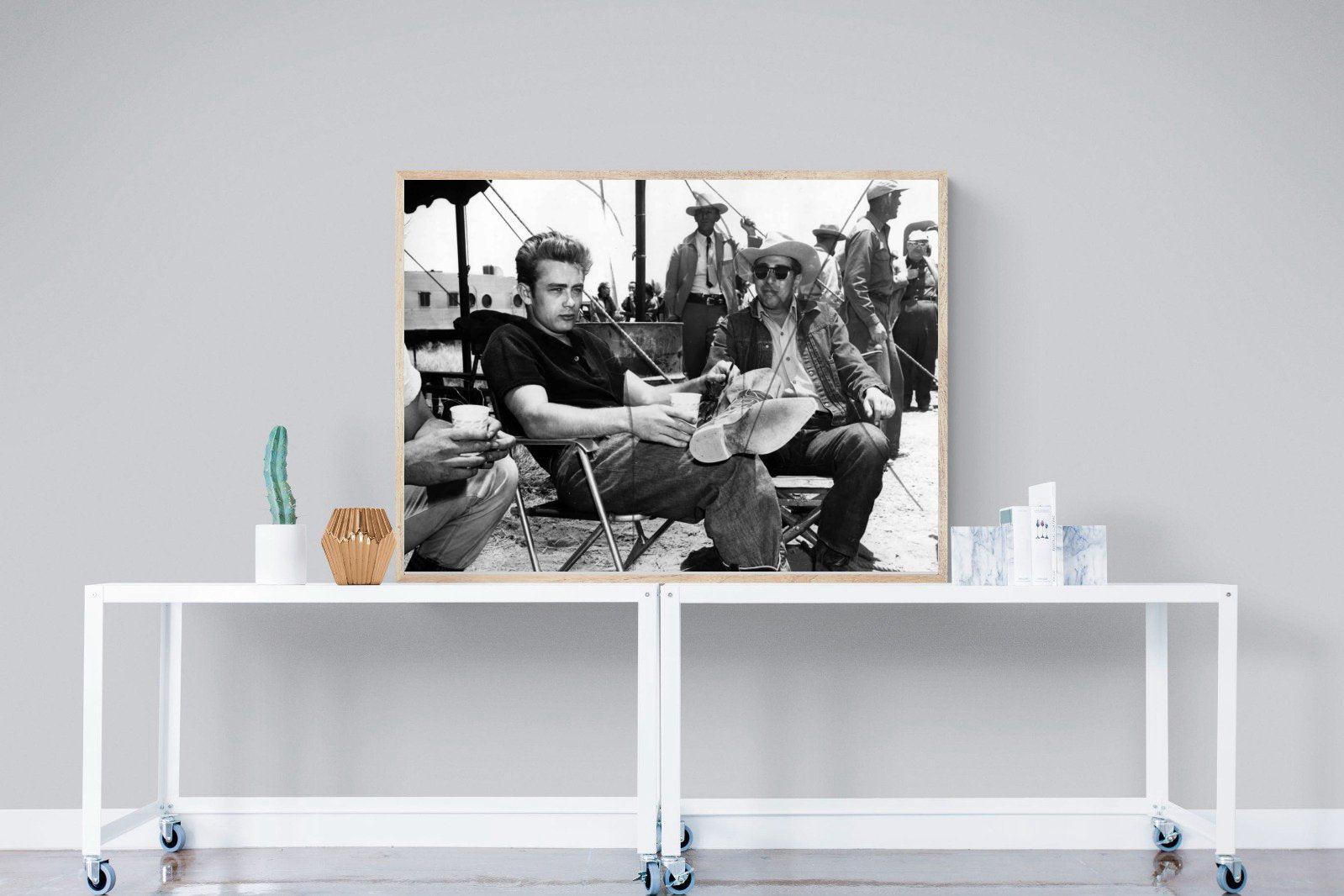 James Dean-Wall_Art-120 x 90cm-Mounted Canvas-Wood-Pixalot