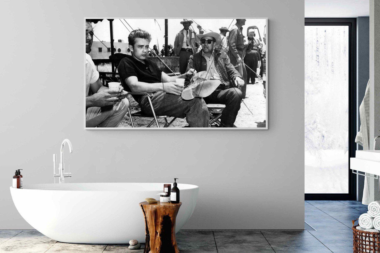 James Dean-Wall_Art-180 x 110cm-Mounted Canvas-White-Pixalot