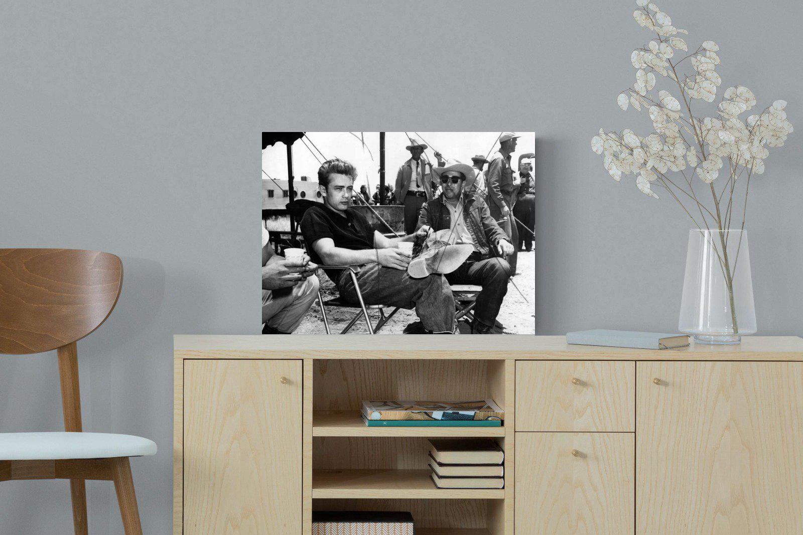 James Dean-Wall_Art-60 x 45cm-Mounted Canvas-No Frame-Pixalot