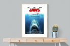 Jaws-Wall_Art-75 x 100cm-Framed Print-Wood-Pixalot