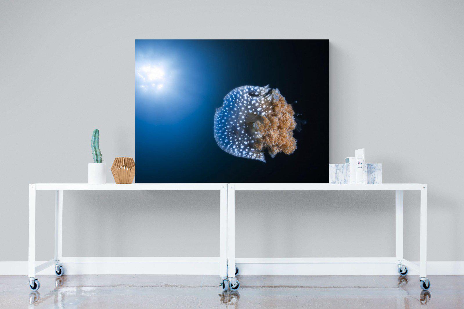 Jellyfish-Wall_Art-120 x 90cm-Mounted Canvas-No Frame-Pixalot
