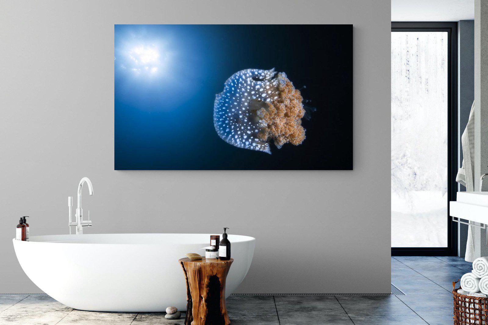 Jellyfish-Wall_Art-180 x 110cm-Mounted Canvas-No Frame-Pixalot