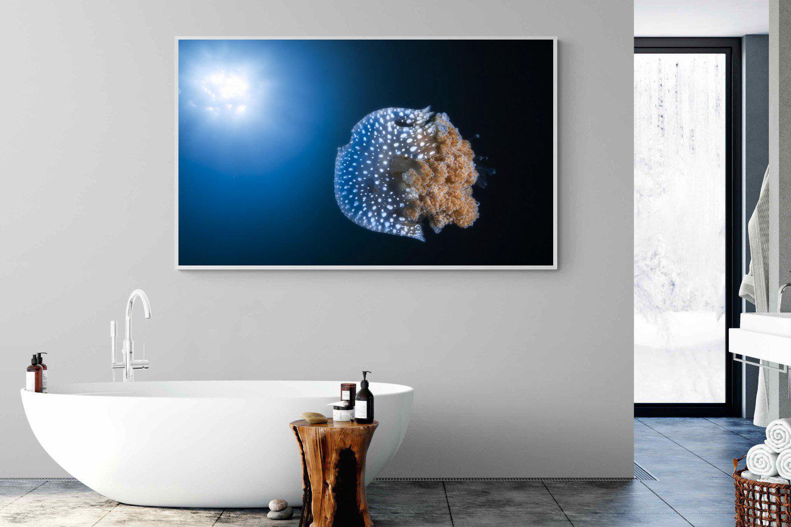 Jellyfish-Wall_Art-180 x 110cm-Mounted Canvas-White-Pixalot