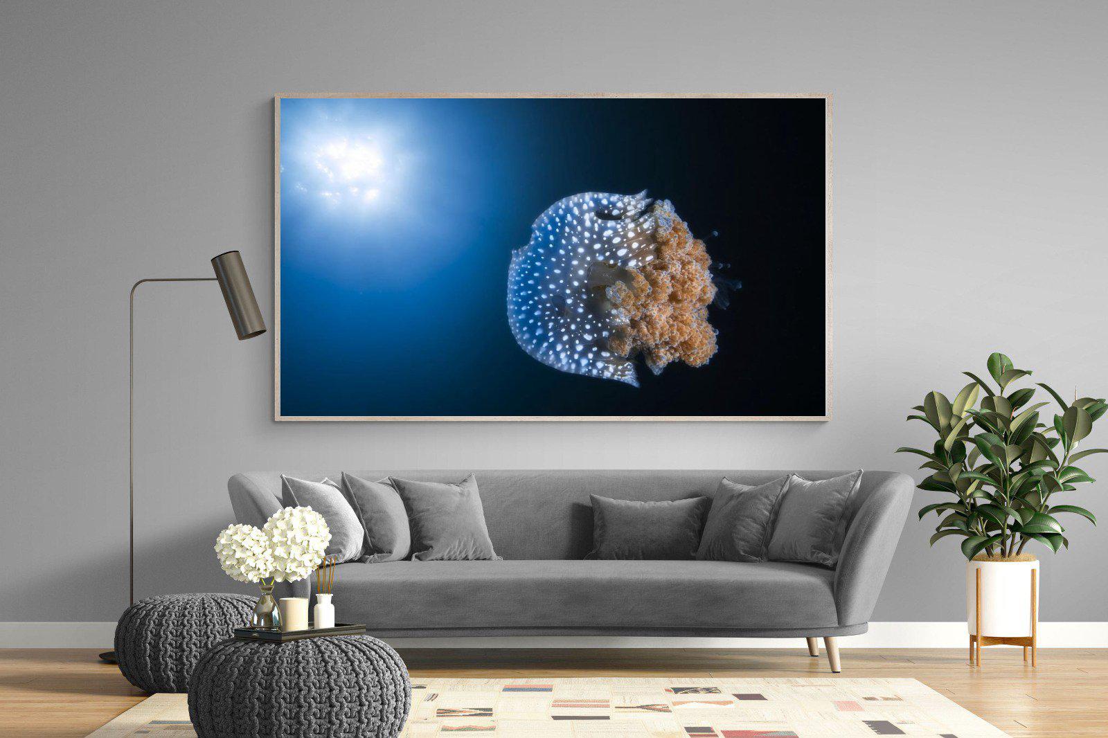Jellyfish-Wall_Art-220 x 130cm-Mounted Canvas-Wood-Pixalot