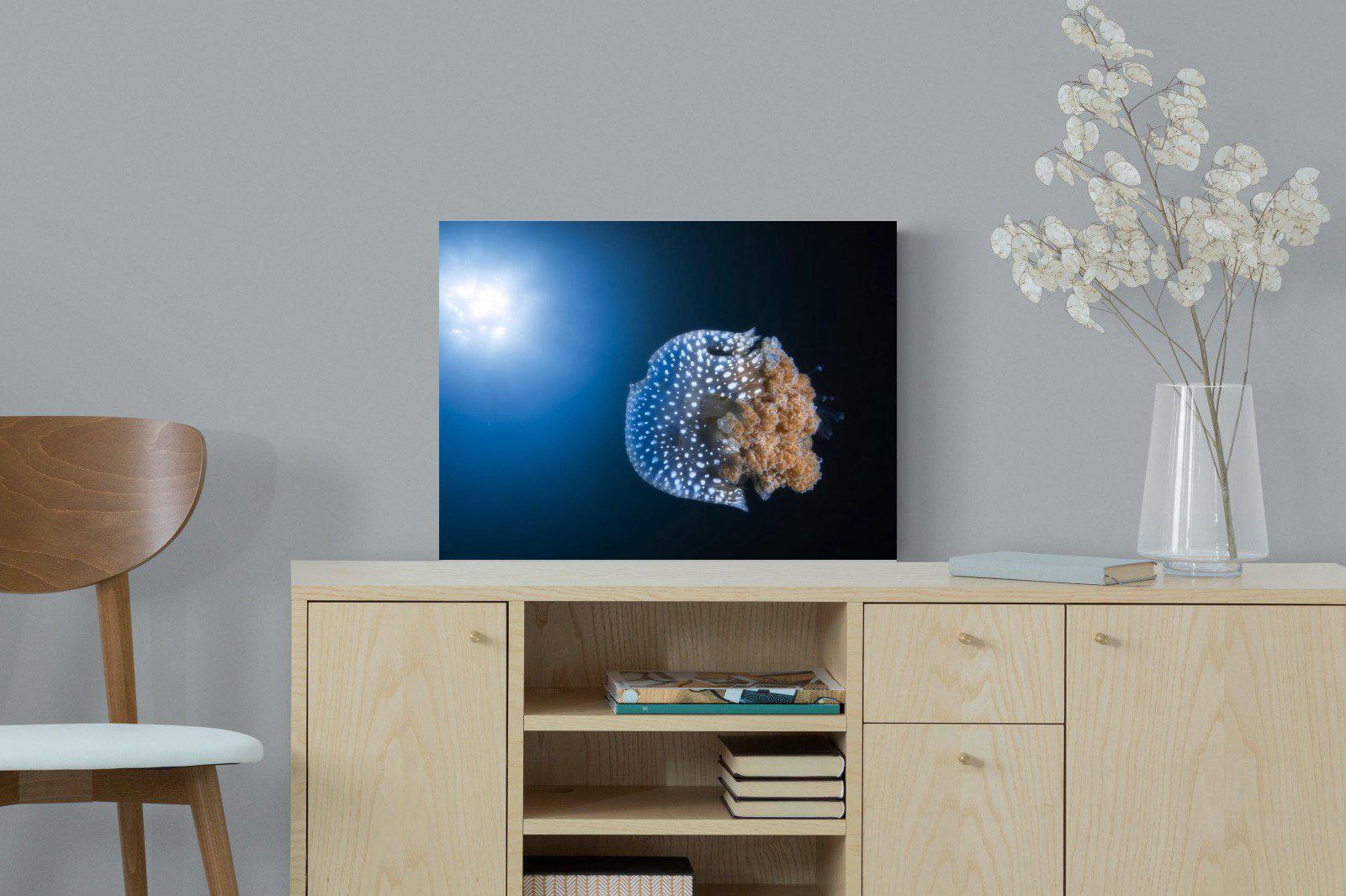Jellyfish-Wall_Art-60 x 45cm-Mounted Canvas-No Frame-Pixalot
