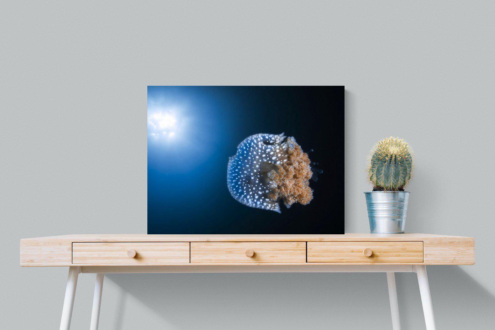 Jellyfish-Wall_Art-80 x 60cm-Mounted Canvas-No Frame-Pixalot