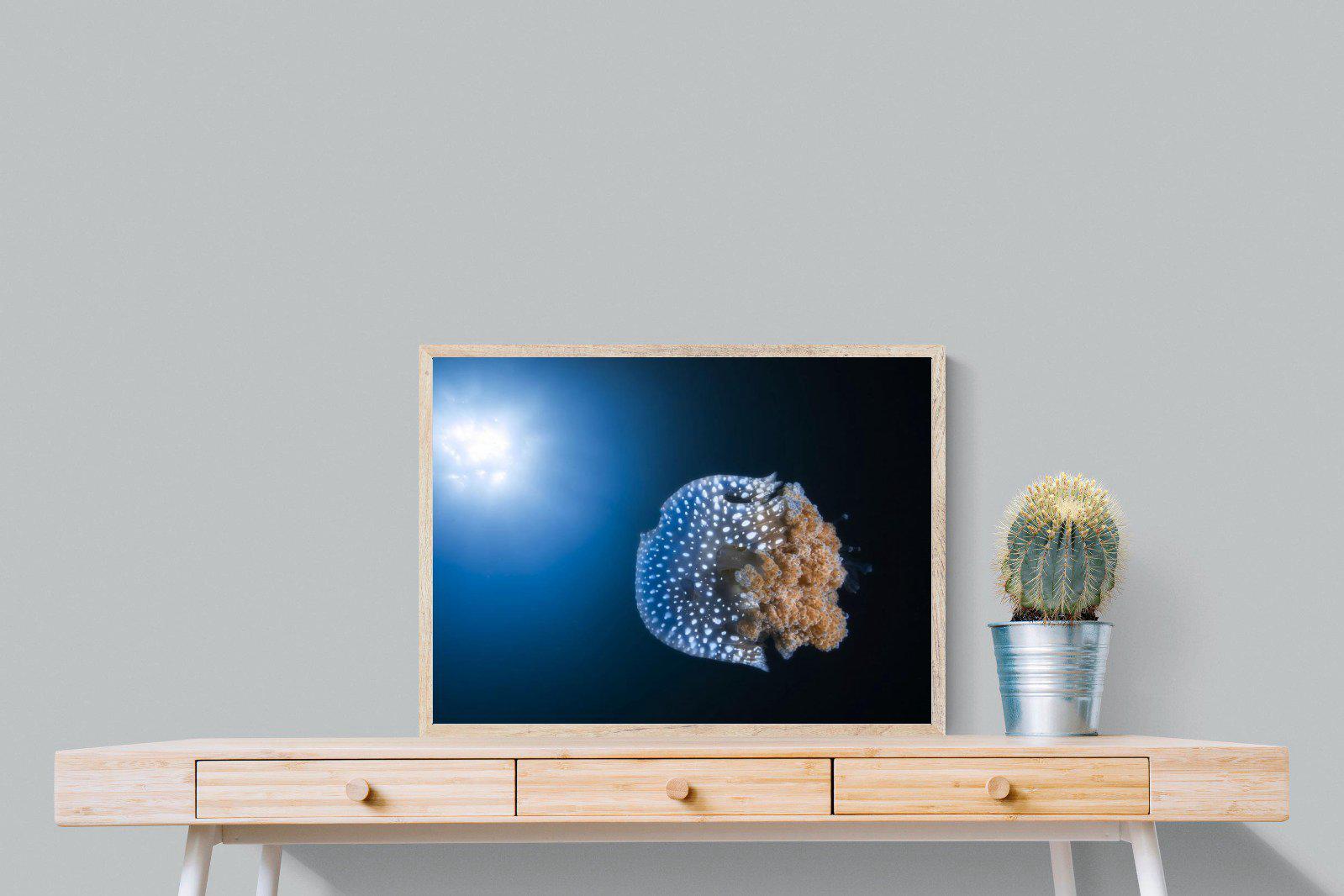 Jellyfish-Wall_Art-80 x 60cm-Mounted Canvas-Wood-Pixalot