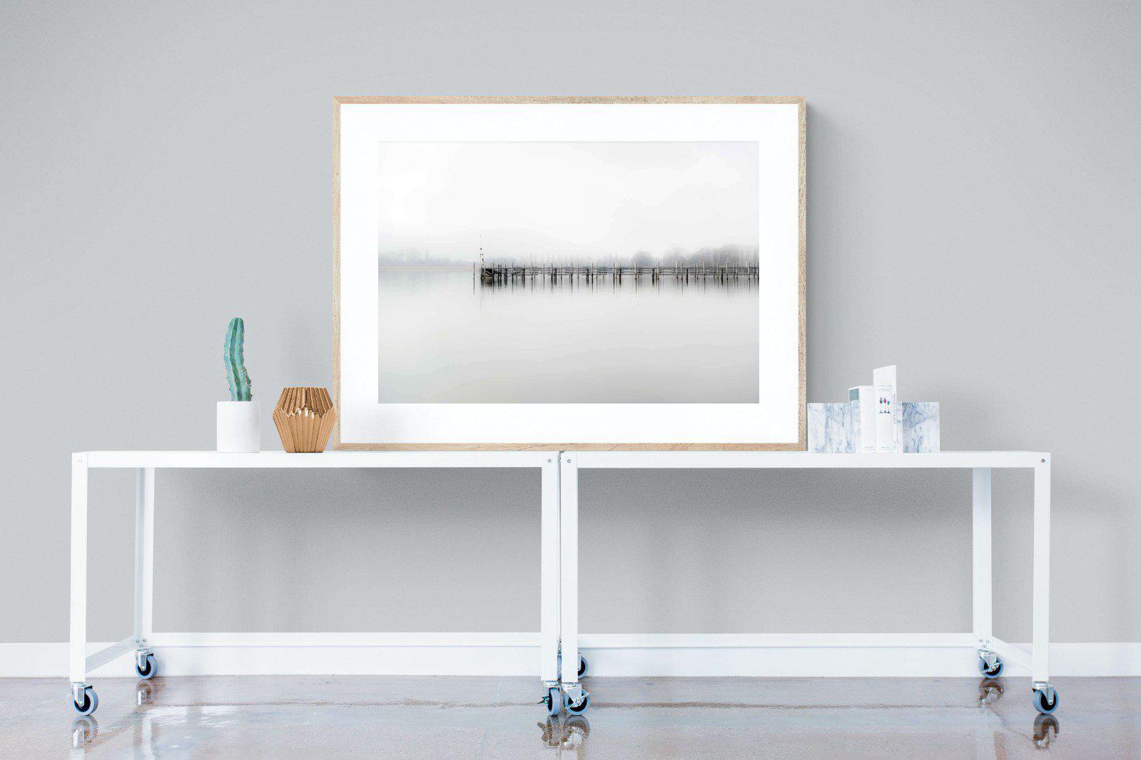 Jetty-Wall_Art-120 x 90cm-Framed Print-Wood-Pixalot