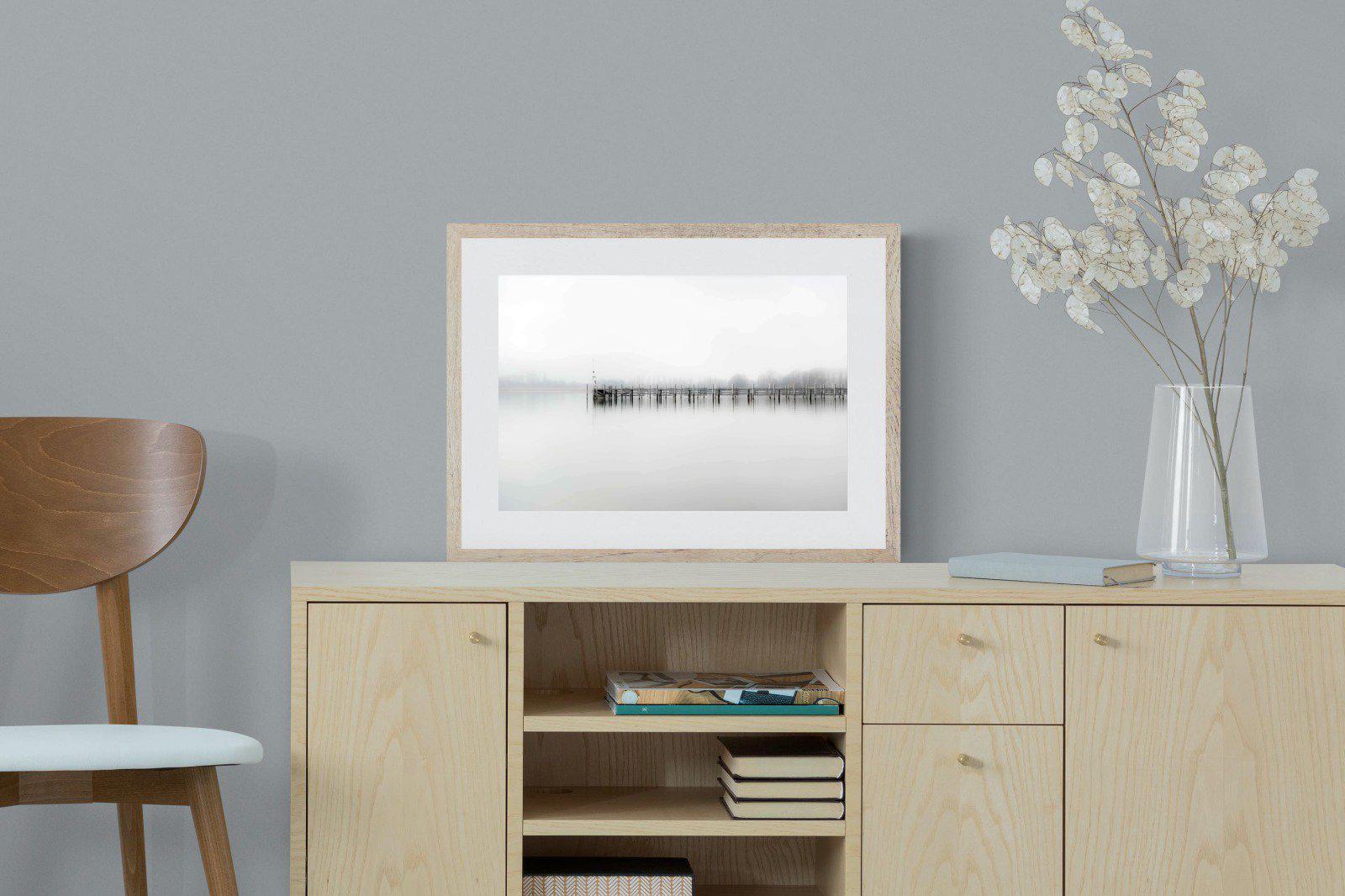 Jetty-Wall_Art-60 x 45cm-Framed Print-Wood-Pixalot