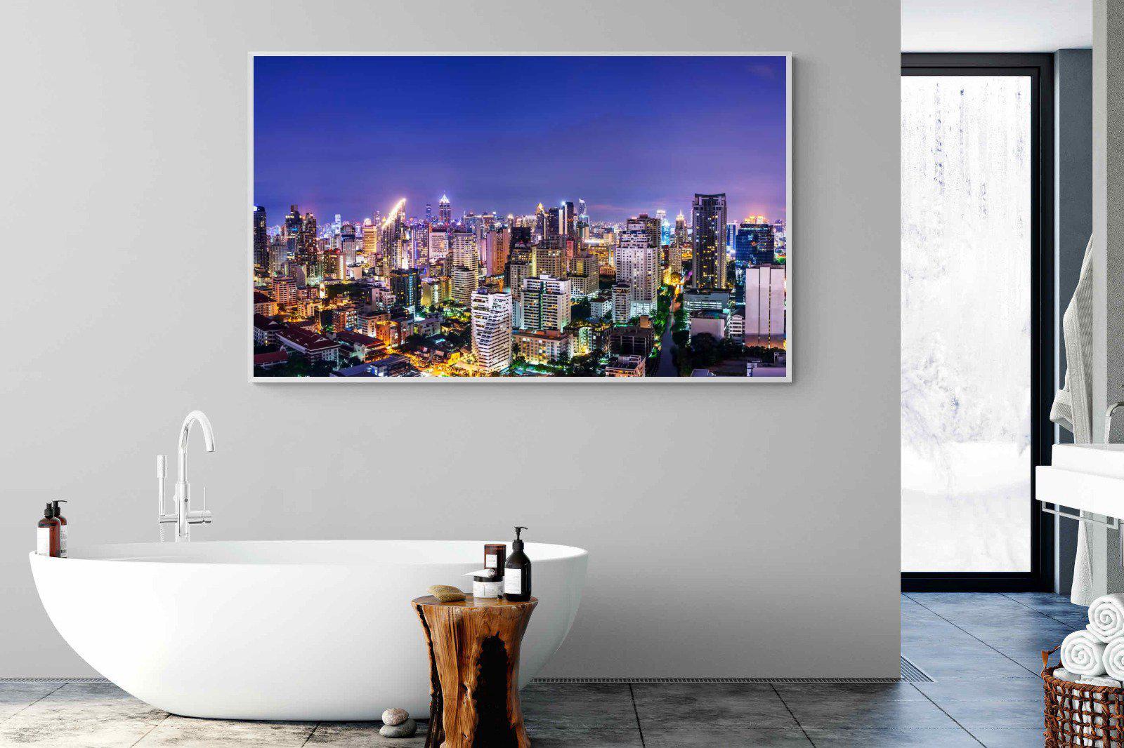 Joburg Lights-Wall_Art-180 x 110cm-Mounted Canvas-White-Pixalot