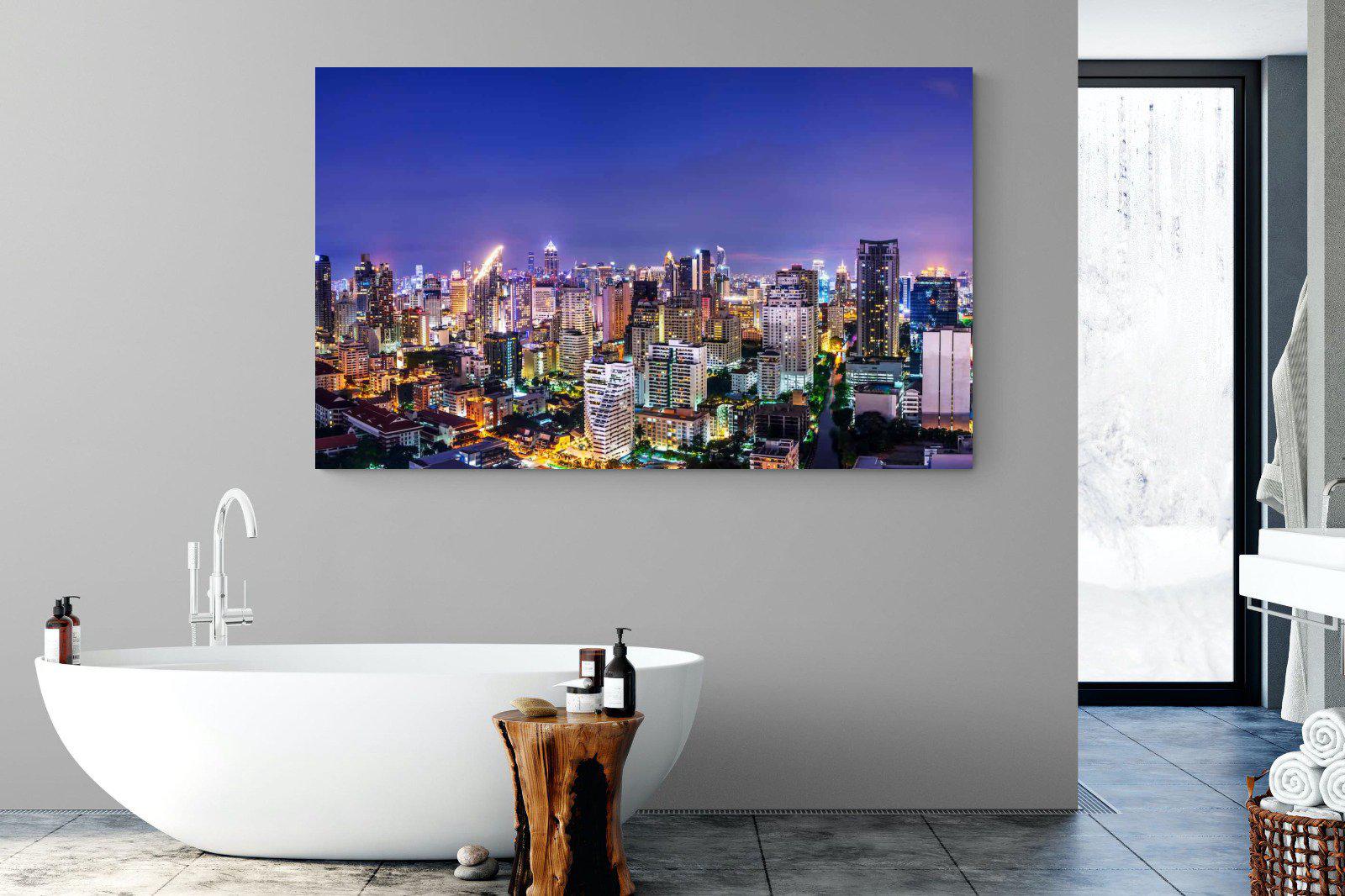 Joburg Lights-Wall_Art-180 x 110cm-Mounted Canvas-No Frame-Pixalot