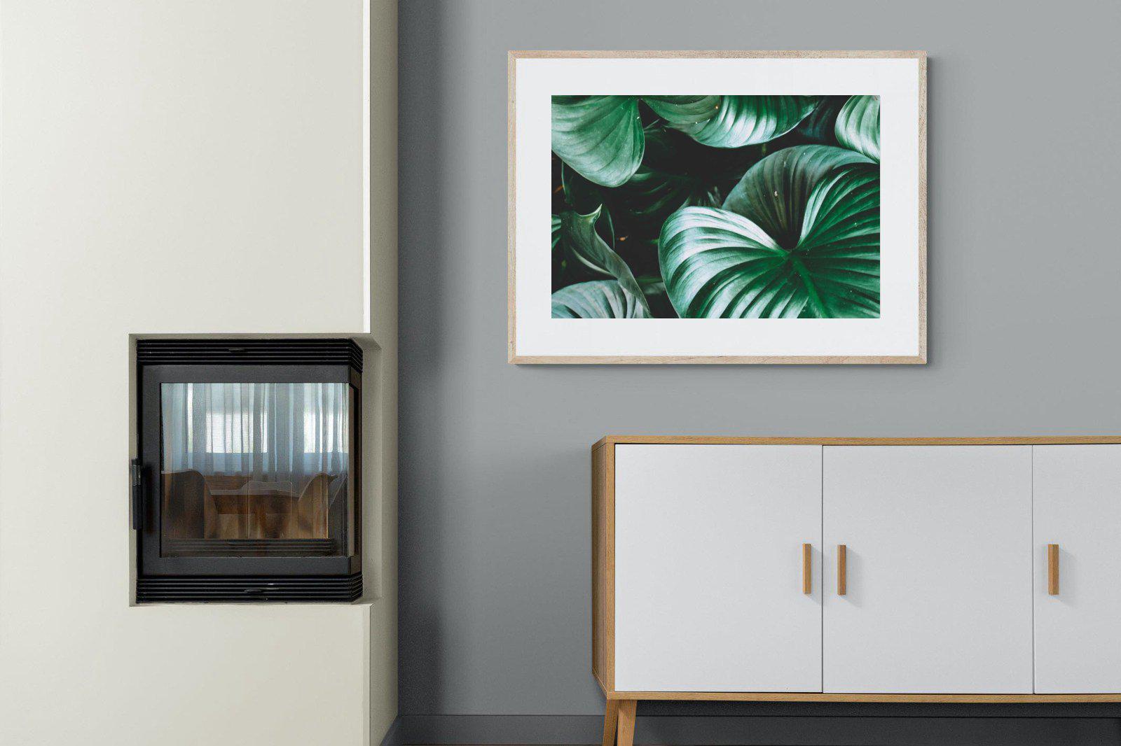 Jungle-Wall_Art-100 x 75cm-Framed Print-Wood-Pixalot