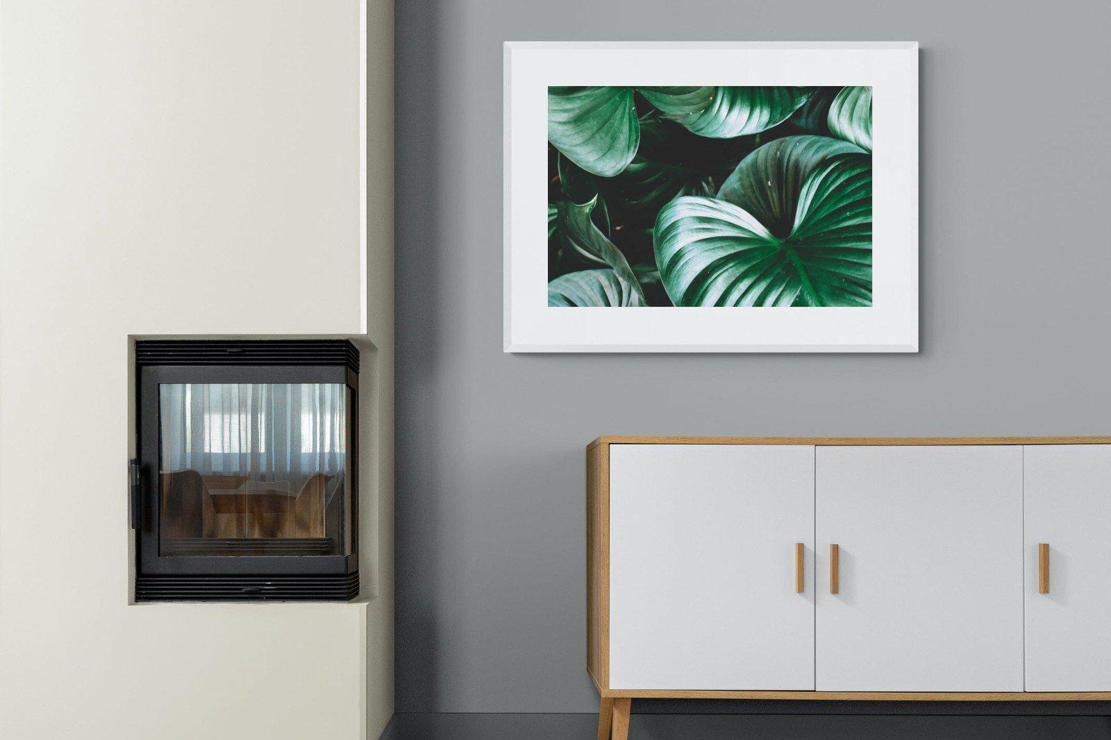 Jungle-Wall_Art-100 x 75cm-Framed Print-White-Pixalot