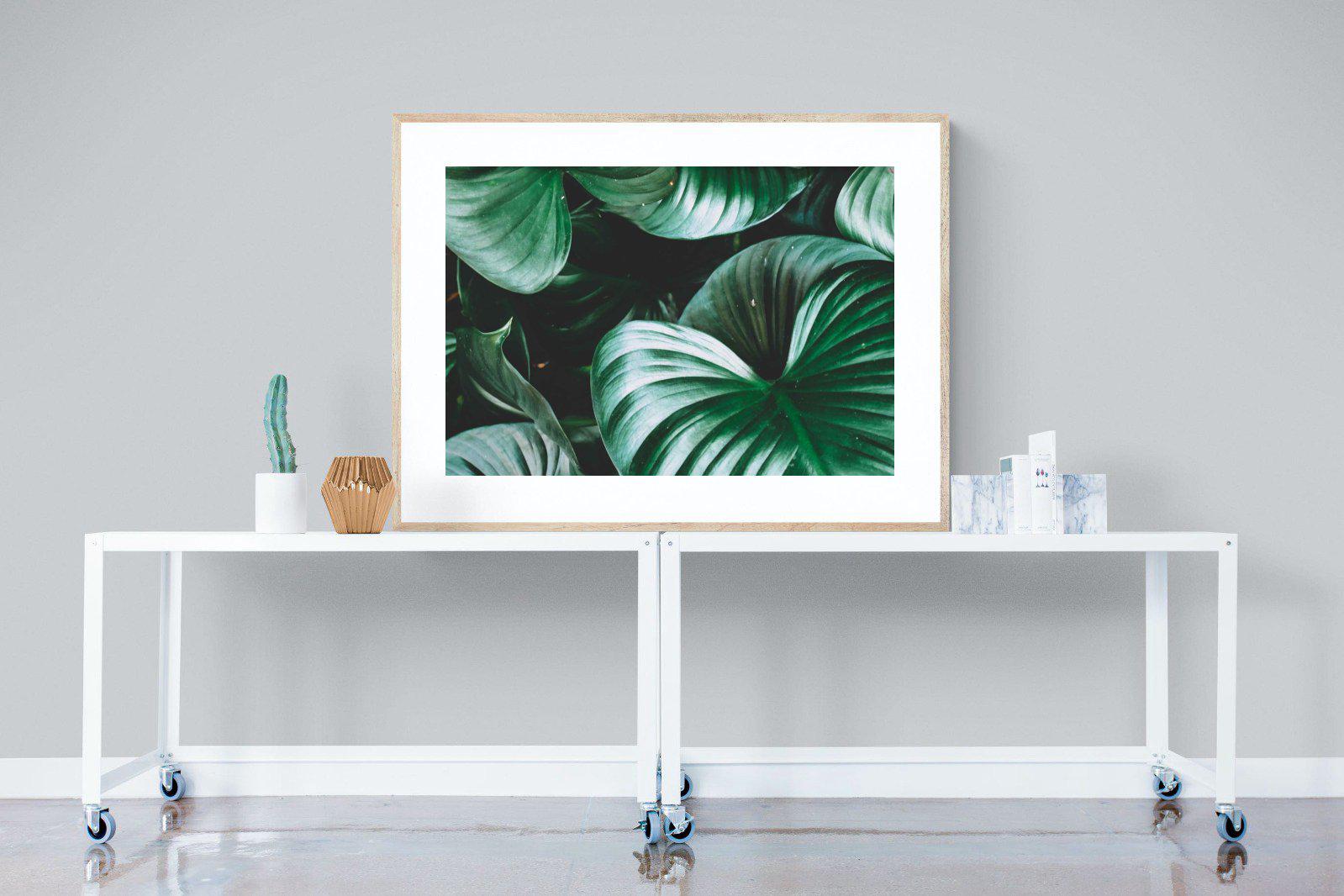Jungle-Wall_Art-120 x 90cm-Framed Print-Wood-Pixalot
